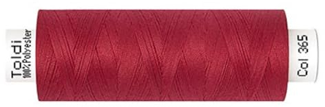 Gütermann Creativ Nähgarn TOLDI | 40 Farben (365 rot) | 500m | Polyester