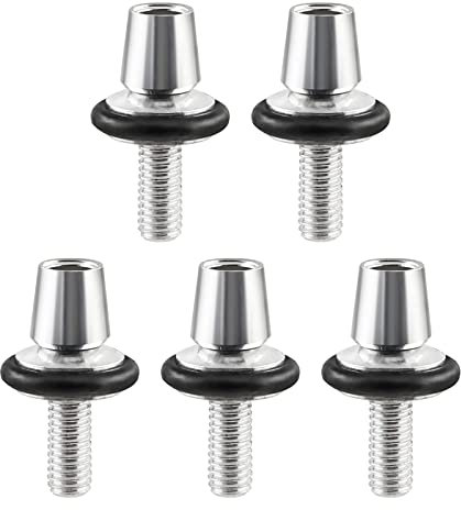 Saddgo 5pcs Brake Cable Adjuster Screw Clamps Fine Adjustment M6 Aluminum-Alloy Bike-V Brake Caliper Bolts Brake Lever Part