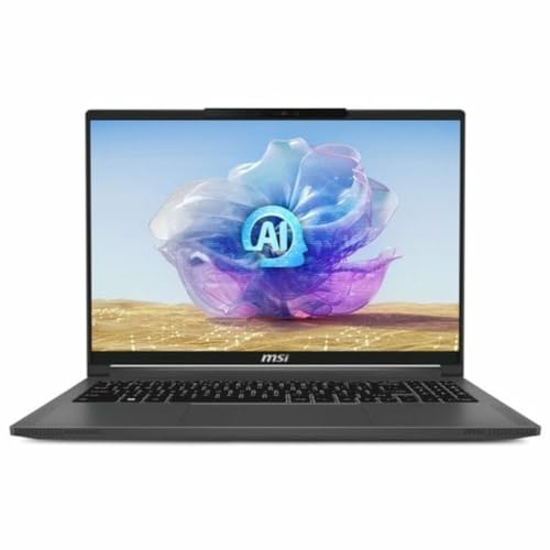 MSI Creator 16 AI Studio A1VHG-087ES - Ordenador portátil 16 UHD+, (Intel Core Ultra 9 Processor 185H, RAM 32GB x 2, RTX 4080, 2TB SSD, Windows 11 Pro) Lunar Gray - Teclado QWERTY español
