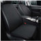 Toets Auto Sitzbezug für Vo-lvo XC90 5seats 2010-2024, Vorne Und Hinten Leinen-Sitzkissen Anti-Rutsch-Atmungsaktiver Four Seasons Universal Autositzschutz Autozubehör,B/Black