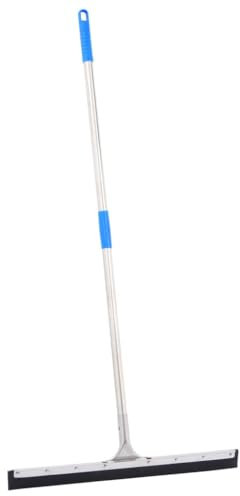 ** vidaXL Floor Squeegee/Wiper - Rubber Steel Clean Mop - Comfortable Handle, Easy Assembly, 55 x 122.5 cm - Ideal for Bathrooms, Garages, Swimming Pools and Patios