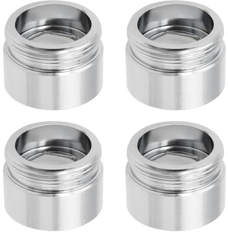 Create idea 4pcs Adaptateurs de Robinet en Laiton 1/2 Femelle Vers M22x1,0 Filetage Mâle Métrique pour Purificateur d'eau pour Machine Lave-vaisselle Salle de Bain évier de Cuisine