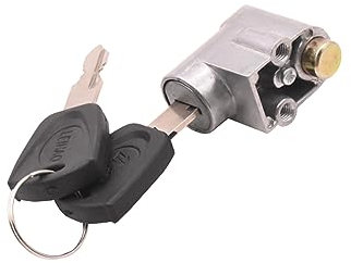 Ragyzity Electric Bike Battery Box Safety Lock, Portable Outdoor Cycling Electrombile Battery Box Lock with 2 Keys (1pc)