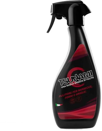 Detergente pulitore barbecue grill forni professionale Tsunami spray 500 ml. casa cucina negozio