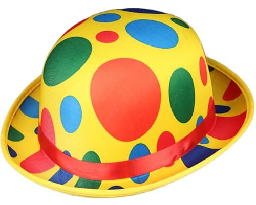 Ymxygz Karnevals-clownhut, Performance-kostüm, Hut, Requisiten, Clown-Party Im Karneval