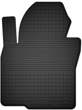 Wielganizator Gummimatte Fahrerseite passend für Skoda Octavia II (2004-2013) Kombi, Liftback | bessere Passform als universelle Matten | Schwarz | Hergestellt in Polen