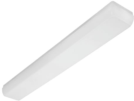 ELG Leuchten LED Aufbauleuchte Pendelleuchte 116cm 3000K 58W 6916lm IP54 Wasserfest Schlagzäh Feuchtraumleuchte Garagenbeleuchtung Werkstattlampe Kellerleuchte