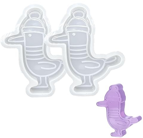 SIXHAOBU 2 Stück Silikonform Gießform Möwe, Möwe Giessformen silikon, Silikonformen epoxidharz, 3D Gießform Vogel für Gips, Harz, Beton & Keramik, Ideal für Bastelprojekte & Geschenke
