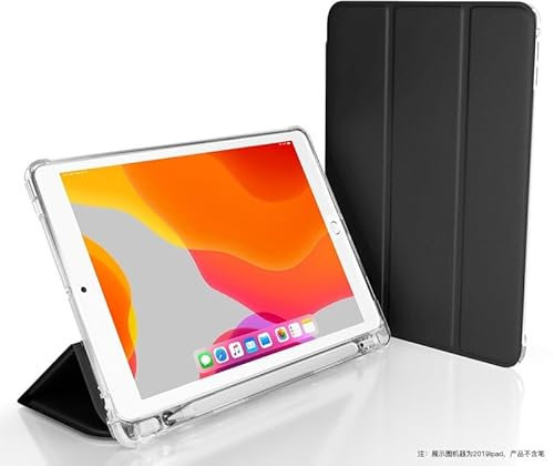 Custodia per tablet Custodia compatibile con Huawei MatePad 10.4 Custodia da 10,4 pollici con portapenne Smart Cover Custodia protettiva Cover antiurto con guscio posteriore in TPU trasparente Tavolet