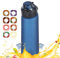 Générique Air Gourde Bouteille Aromatisée 900ml Avec 8 Stochastique Pods de Gout Gourde Aromatisée, Air Bouteille d'eau Parfumée, Bouteille Sport Parfumée, Sans BPA, Idéal pour le Fitness(Bleu Givré)