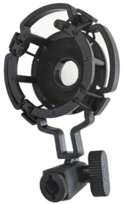 Huudngeje External Tooth 21MM Condenser Microphone Shock Mount Plastic Shock Stand for T2058