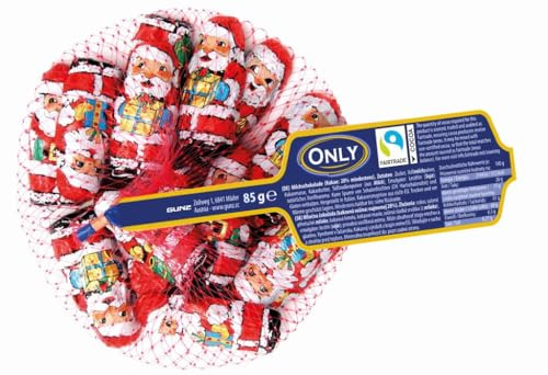 1x 85 g Schoko Nikoläuse im Netz Weihnachten Schokolade