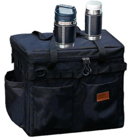 Sac de Rangement pour le Camping Imperméable Portable Grande Capacité | Sac Utilitaire Randonnée Organisateur Équipement Extérieur pour Randonnée Trekking Pêche Aventure Outils Équipement