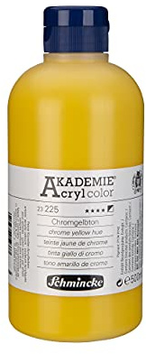 Schmincke AKADEMIE Acryl color Chromgelbton 500 ml, 23 225 028