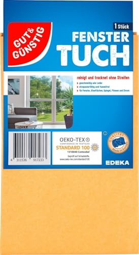 Gut & Günstig Fenstertuch Geschmeidig wie Leder