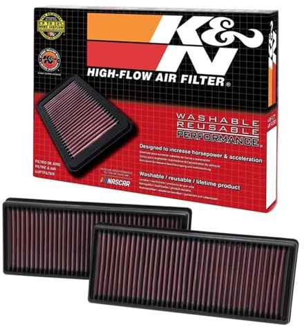 K&N 33-2474 Motorluftfilter: Hochleistung, Prämie, Abwaschbar, Ersatzfilter,Erhöhte Leistung, 2011-2019 (GLE, GLS, SL, CL, E, SL, G)