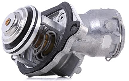 WAHLER 4834.100D Thermostat Kühlmittel Kühlwasserthermostat mit Dichtungen 100°C Kompatibel mit MERCEDES-BENZ C-Klasse Limousine W204 2722000015 E2870019506A0 2722000115