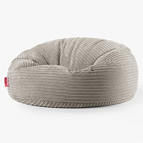 Lounge Pug, 'Mega-Mammoth' Sofa Sitzsack XXL, Schlafsofa, Cord Nerzfarben