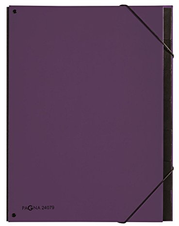 Pagna 24079-12 Pultordner Trend, 7-teilig, lila