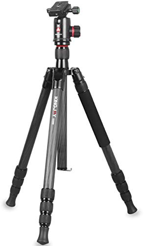 KINGJOY Kit Treppiedi Carbonio KingJoy K2208 + Testa a Sfera Q20