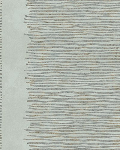 marburg Papier peint non-tissé Vert Rayure pour chambre de mouton salon ou cuisine Qualité supérieure 100% Fabriqué en Allemagne 10,05 x 0,53m