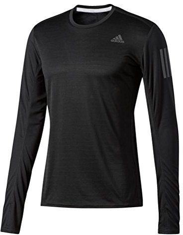 adidas Men Response Longsleeve T-Shirt, Black (Black), 2XL