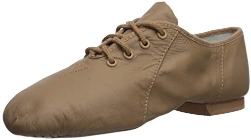 Bloch Dance Jazzsoft Jazzsoft Jazz-Schuh für Damen, Geteilte Sohle, Leder, hautfarben, 39.5 EU