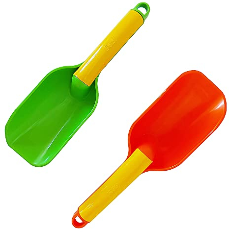 GOWI 559-12 Design Schaufel, einzeln, farblich Sortiert, Sandkästen und Sandspielzeug