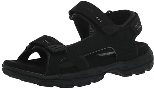 Skechers Men Garver-Louden 64487 Sandal, Black (BLK), 13 UK