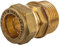tecuro Conector de anillo de apriete de latón, atornillado con rosca de 15 mm x 1/2 AG, para agua potable según DVGW W 534