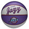 Wilson Mini-Basketball TEAM RETRO, UTAH JAZZ, Outdoor, Gummi, Größe: MINI