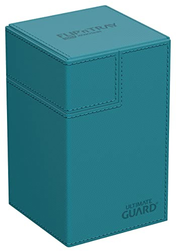 Ultimate Guard Flip`n`Tray 100+ XenoSkin Monocolour Petrol Blue