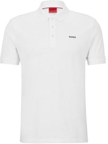 Hugo Men's Donos222 Polo, Open White120, L