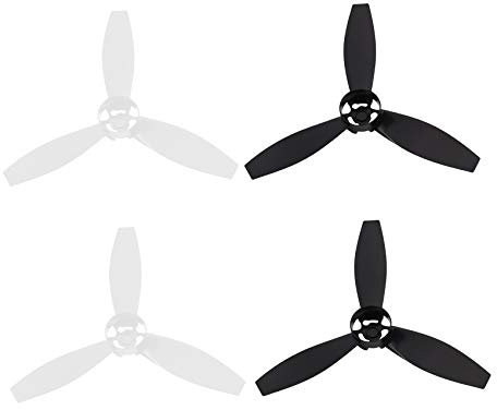 GERALD 4 Propeller Zubehör Ersatzklingen für Parrot Bebop 2 Drohne, Schwarz /
