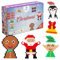 La Manuli Bügelperlen Weihnachten - Bügelperlen Set mit 4500 Stück 5mm – Premium Weihnachts-Bastelset für Kinder – 24 Farben, Steckperlen, Anleitung, Muster und Große Bügelperlen Platten