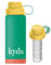 kyds® Trinkflasche Kinder, Thermo Edelstahl Wasserflasche, Auslaufsicher, mit Fruchteinsatz, Kohlensäure geeignet, BPA-frei, spülmaschinenfester Deckel, Trinkflasche für Schule Sport