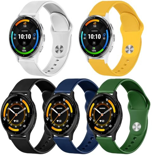 VELULYX Bracelet silicone compatible avec Garmin Venu 2/Venu 3, bracelet sport 22mm pour Garmin Vivoactive 4, Forerunner 265, Forerunner 255/255 Music, Forerunner 745, First Avenger, Darth Vader