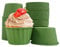 50 Stück Muffinförmchen Fettdicht, 7x5x4 cm Cupcake Formen, Muffinform Papier Antihaft, Einweg Backbecher, Grün für Geburtstag, Hochzeit, Party