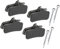 Hihaha 4 Pair Semi Metal Disc Bike Brake Pad W/Split Pin for SHIMANO Saint Durable Material
