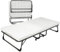 Gunuss Klappbett, Metall-Klappbett mit Matratze, (inkl. 10 cm Dicker Memory-Foam-Matratze), klappbares Gästebett, Erwachsene 90 x 190 cm, Metall-Klapprahmen, 250 kg Belastbarkeit