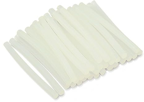 KONTONTY 50piezas Barras De Pegamento Termofusible Adhesivo Transparente Para Manualidades y Reparaciones Generales