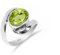 Peridot Ring Naturstein, 925 Sterling Silber Ring für Damen-Herren Vintage Minimalistisches Design Statement Ring Oval Form 8x10 Edelstein Ring H-SR21-PRDT-6.5