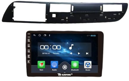 Car CarPlay Android Auto Navigazione Stereo GPS Radiocamera di retromarcia Display 9 IPS Schermo tattile Headunit Tablet Pad Lettore multimediale Per Citroen C5 2013-2016, Quad Core 2G+64G