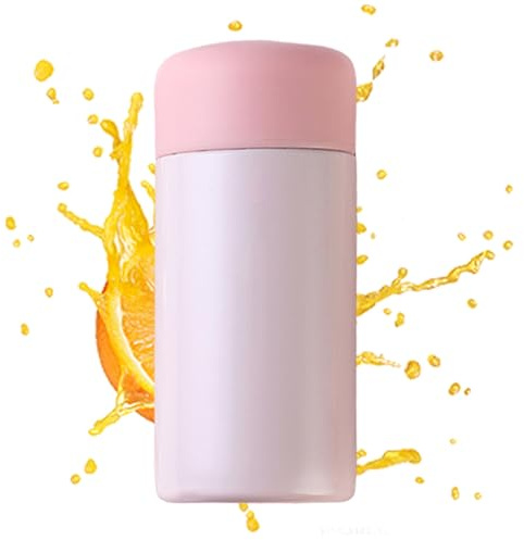 Waterflasche aus Edelstahl - 150 ml leckeres Metallthermoskolben, Doppelwandvakuum | Vakuum isolierte Flasche mit Teesieb, tragbare Hydratation Tasse, Fitnessstudio Camping im Freien für Frauen Mädche