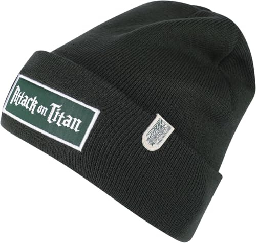 Attack on Titan Logo Unisex Mütze grün Anime, Fan-Merch, Geschenke