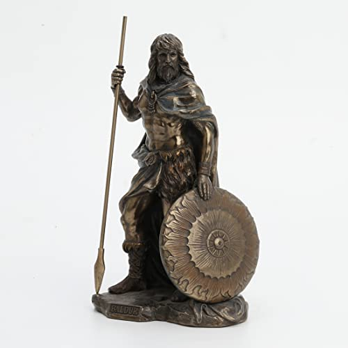 Things2Die4 Nordischen Gott braunen Finish, Balder Statue Baldur Brave Bold