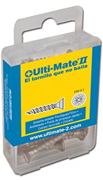 Ulti-Mate II B40050S, B40050S, Viti per legno, 4,0 x 50 mm, Argento