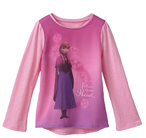 Disney Jumping Beans Frozen Little Mädchen Anna Babydoll Top, 4, rose