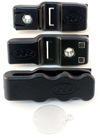 NITERIDER Unisex Adult Photo Pack (Hot Shoe Mount, Tri-Pod Magnet Mount, Diffuser Lens, Belt Clip) Kit - Black, One Size