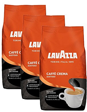 Lavazza Caff? Crema gustoso, 1000g ganze Bohne 3er Pack
